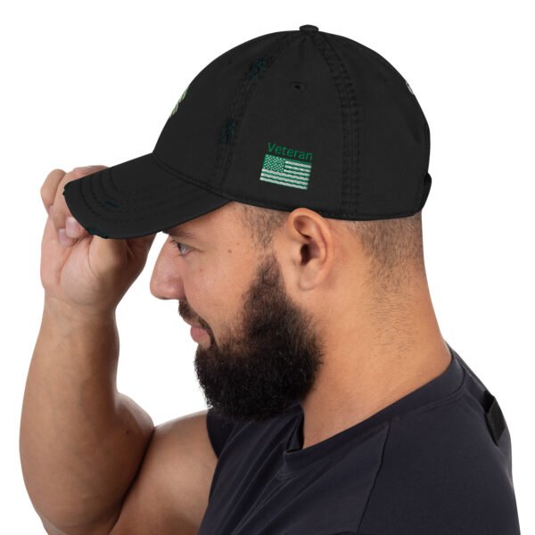 Veteran Clover Flag Hat - Image 3